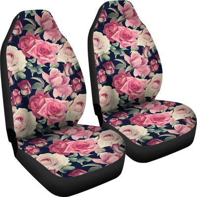 Rose Pattern Print Design RO05 Universal Fit Car Seat Covers-JorJune