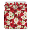 Rose Pattern Print Design RO06 Duvet Cover Bedding Set-JORJUNE.COM