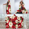 Rose Pattern Print Design RO06 Hooded Blanket-JORJUNE.COM