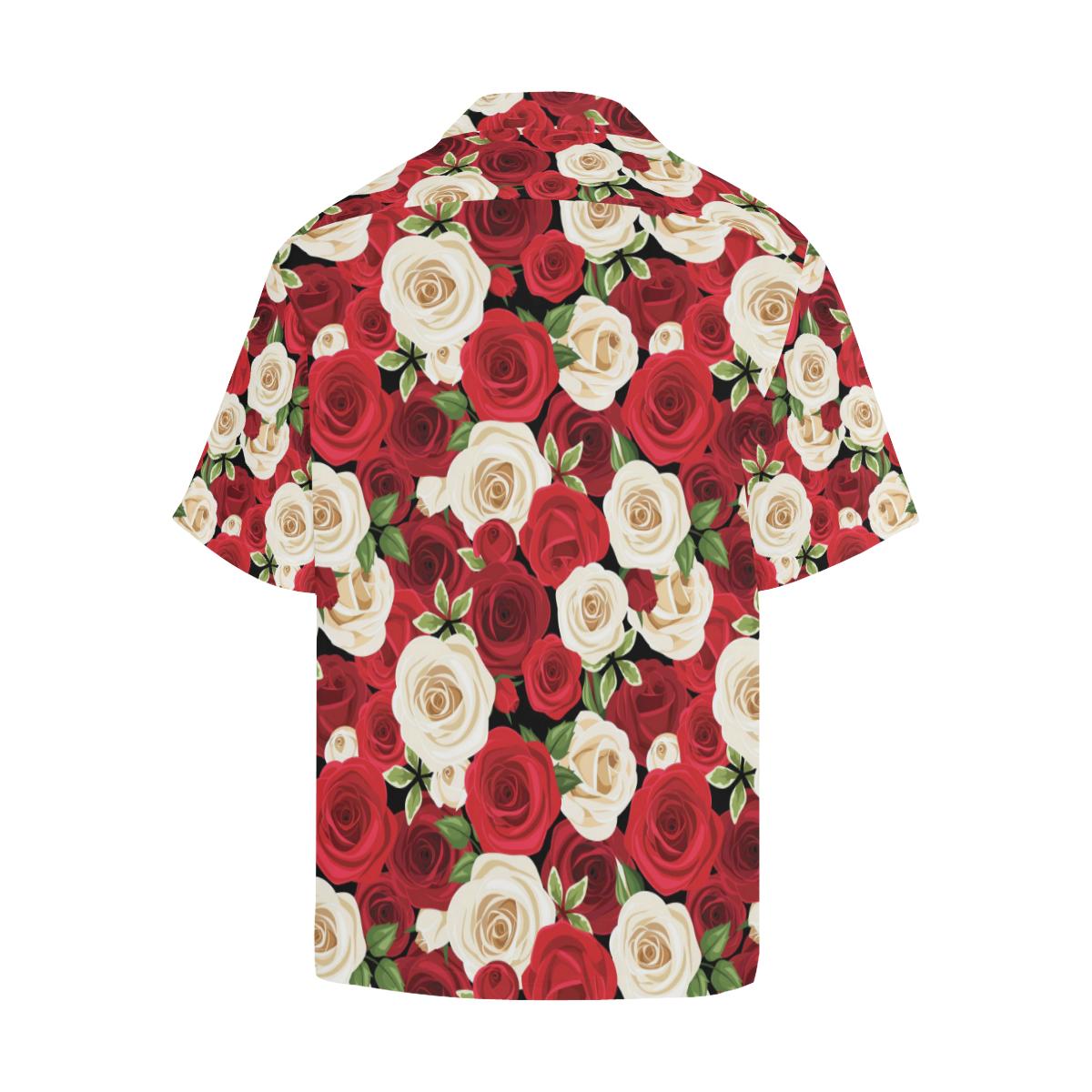 Rose Pattern Print Design RO06 Men Hawaiian Shirt-JorJune