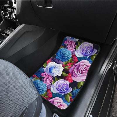 Rose Pattern Print Design RO09 Car Floor Mats-JORJUNE.COM