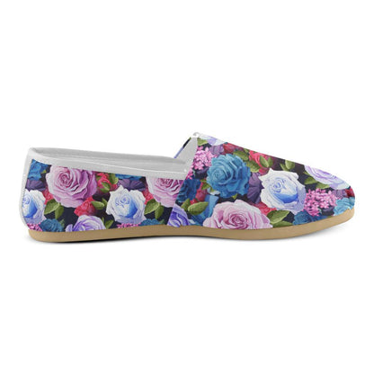 Rose Pattern Print Design RO09 Women Casual Shoes-JorJune.com
