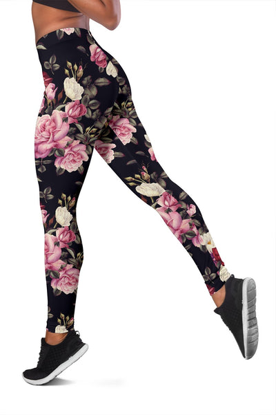 Rose Pattern Women Leggings