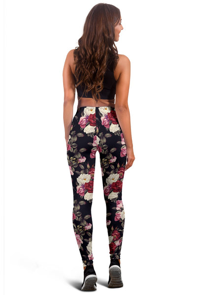 Rose Pattern Women Leggings