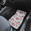 Rose Pink Pattern Print Design RO08 Car Floor Mats-JORJUNE.COM