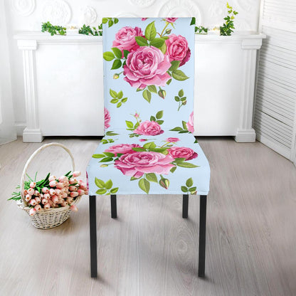 Rose Pink Pattern Print Design RO08 Dining Chair Slipcover-JORJUNE.COM