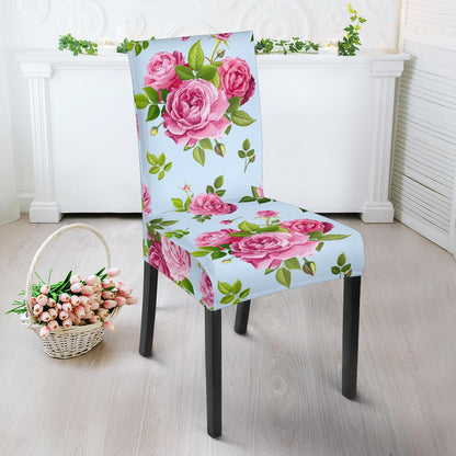 Rose Pink Pattern Print Design RO08 Dining Chair Slipcover-JORJUNE.COM
