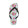 Rose Pink Pattern Print Design RO08 Flip Flops-JorJune