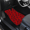 Rose Red Pattern Print Design RO04 Car Floor Mats-JORJUNE.COM