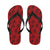 Rose Red Pattern Print Design RO04 Flip Flops-JorJune