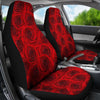 Rose Red Pattern Print Design RO04 Universal Fit Car Seat Covers-JorJune