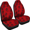 Rose Red Pattern Print Design RO04 Universal Fit Car Seat Covers-JorJune