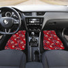 Rose Red Pattern Print Design RO07 Car Floor Mats-JORJUNE.COM