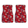 Rose Red Pattern Print Design RO07 Car Floor Mats-JORJUNE.COM