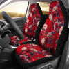 Rose Red Pattern Print Design RO07 Universal Fit Car Seat Covers-JorJune