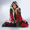 Rose Red Pink Pattern Print Design RO01 Hooded Blanket-JORJUNE.COM