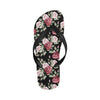 Rose Red Pink Pattern Print Design RO03 Flip Flops-JorJune