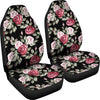 Rose Red Pink Pattern Print Design RO03 Universal Fit Car Seat Covers-JorJune