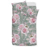 Rose White Pattern Print Design RO012 Duvet Cover Bedding Set-JORJUNE.COM