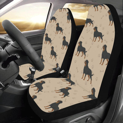 Rottweiler Pattern Print Design A01 Car Seat Covers (Set of 2)-JORJUNE.COM