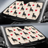Rottweiler Pattern Print Design A02 Car Sun Shades-JORJUNE.COM
