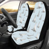 Sailing Ships Pattern Print Design A01 Car Seat Covers (Set of 2)-JORJUNE.COM