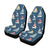 Sailing Ships Pattern Print Design A04 Car Seat Covers (Set of 2)-JORJUNE.COM