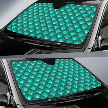 Scales Pattern Print Design 01 Car Sun Shades-JORJUNE.COM