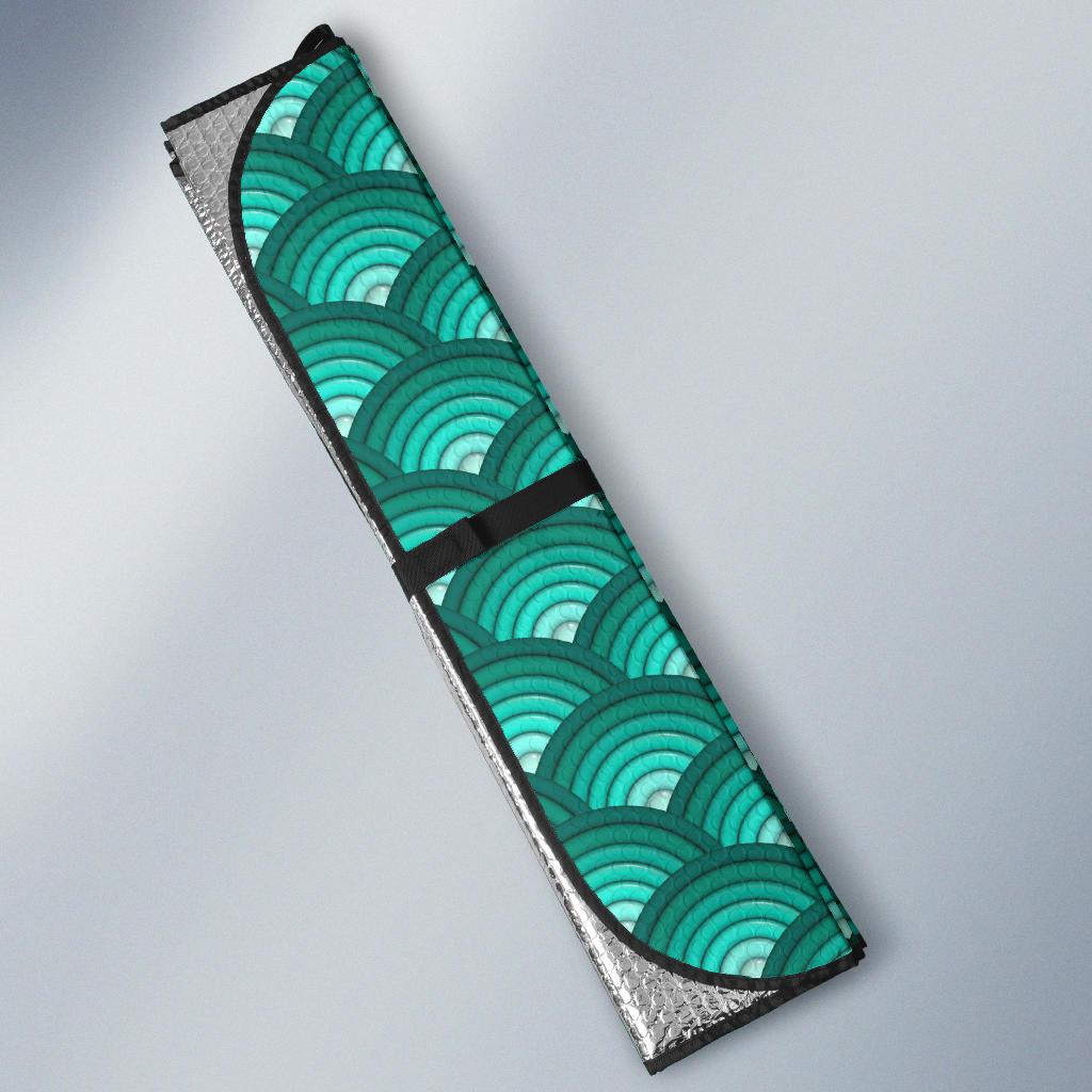 Scales Pattern Print Design 01 Car Sun Shades-JORJUNE.COM