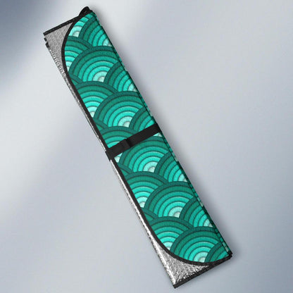 Scales Pattern Print Design 01 Car Sun Shades-JORJUNE.COM