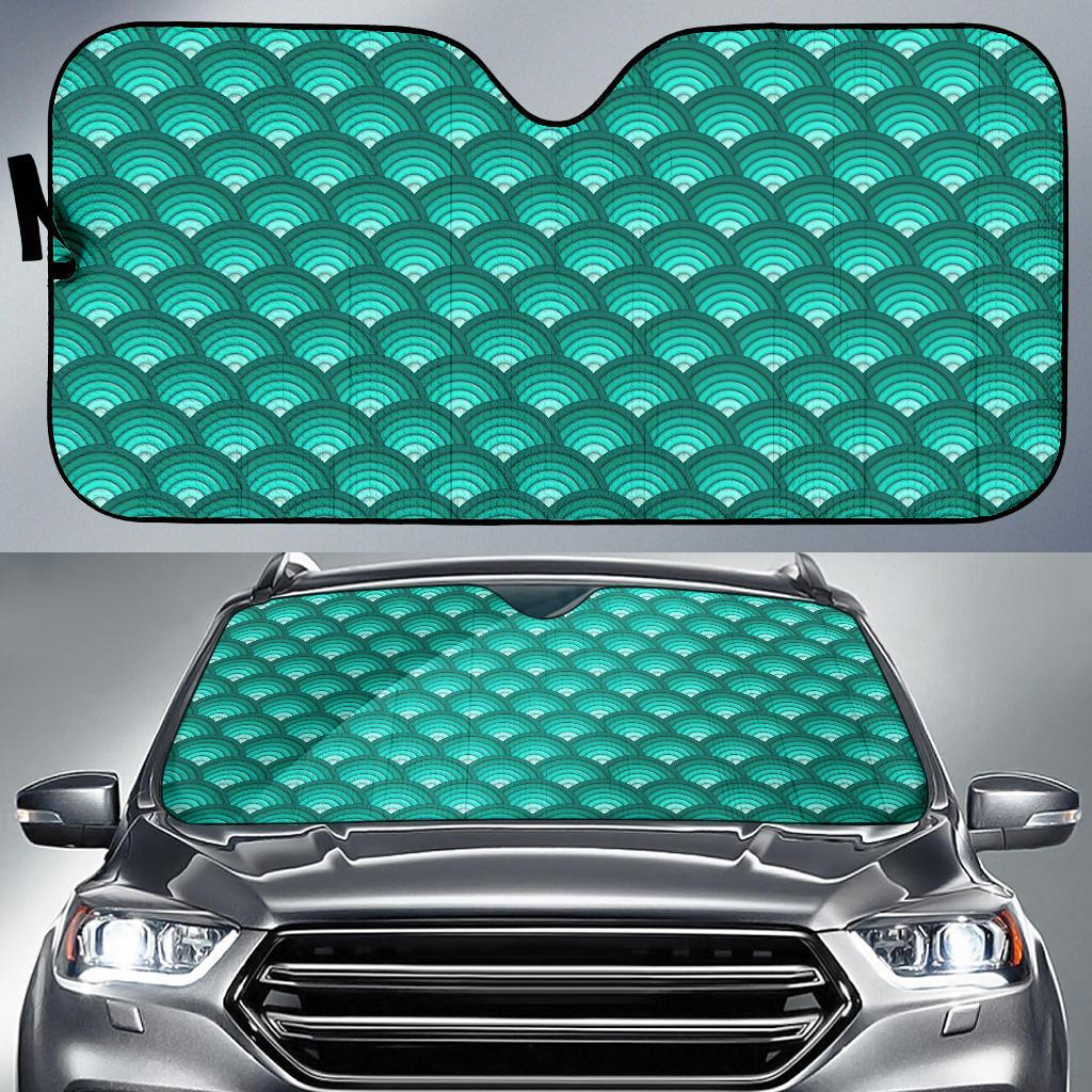 Scales Pattern Print Design 01 Car Sun Shades-JORJUNE.COM