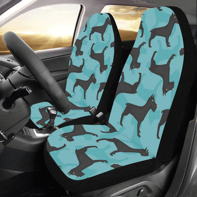 Schnauzers Pattern Print Design A01 Car Seat Covers (Set of 2)-JORJUNE.COM