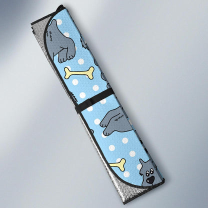 Schnauzers Pattern Print Design A02 Car Sun Shades-JORJUNE.COM