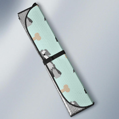 Schnauzers Pattern Print Design A03 Car Sun Shades-JORJUNE.COM