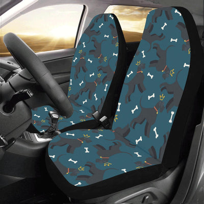 Schnauzers Pattern Print Design A04 Car Seat Covers (Set of 2)-JORJUNE.COM