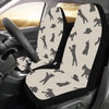 Schnauzers Pattern Print Design A06 Car Seat Covers (Set of 2)-JORJUNE.COM