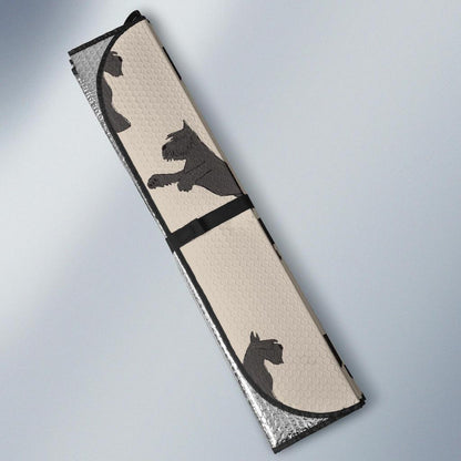 Schnauzers Pattern Print Design A06 Car Sun Shades-JORJUNE.COM