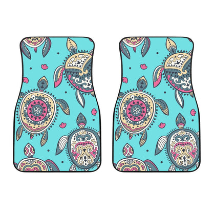 Sea Turtle Art Pattern Car Floor Mats