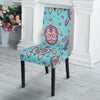 Sea Turtle Art Pattern Dining Chair Slipcover-JORJUNE.COM