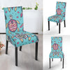 Sea Turtle Art Pattern Dining Chair Slipcover-JORJUNE.COM