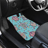 Sea Turtle Art Pattern Front and Back Car Floor Mats