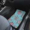 Sea Turtle Art Pattern Front and Back Car Floor Mats