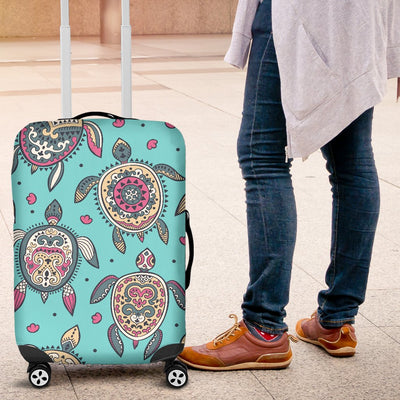 Sea Turtle Art Pattern Luggage Cover Protector