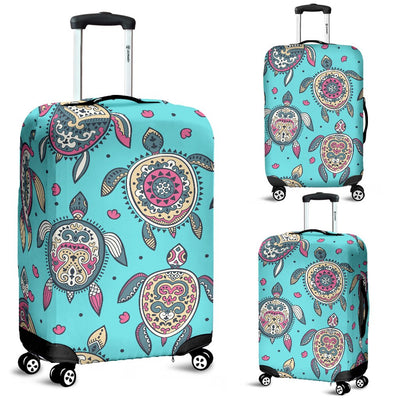 Sea Turtle Art Pattern Luggage Cover Protector