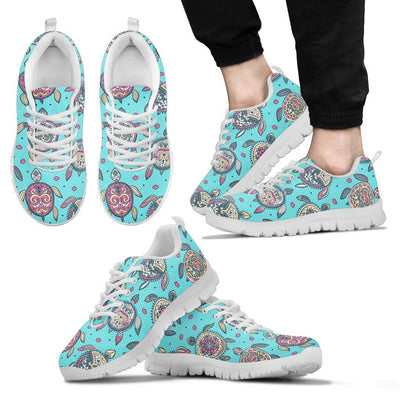 Sea Turtle Art Pattern Men Sneakers