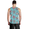 Sea Turtle Art Pattern Men Tank Top