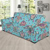 Sea Turtle Art Pattern Sofa Slipcover-JORJUNE.COM