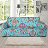 Sea Turtle Art Pattern Sofa Slipcover-JORJUNE.COM