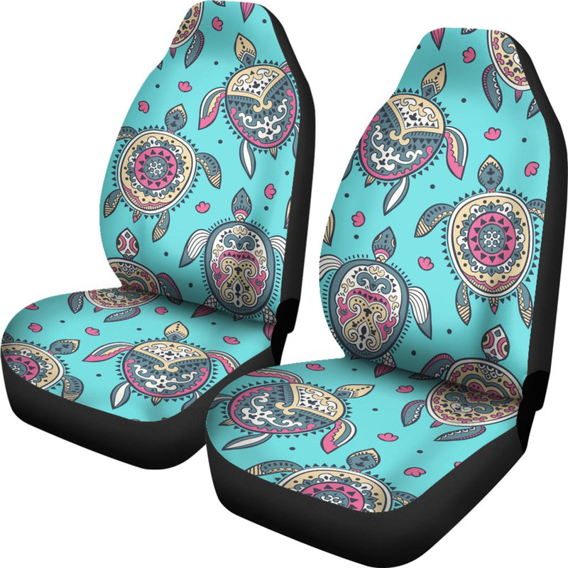 Sea Turtle Art Pattern Universal Fit Car Seat Covers