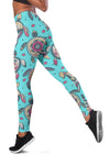 Sea Turtle Art Pattern Women Leggings